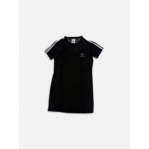 Adidas Originals Mesh T-Shirt Φόρεμα Μαύρο